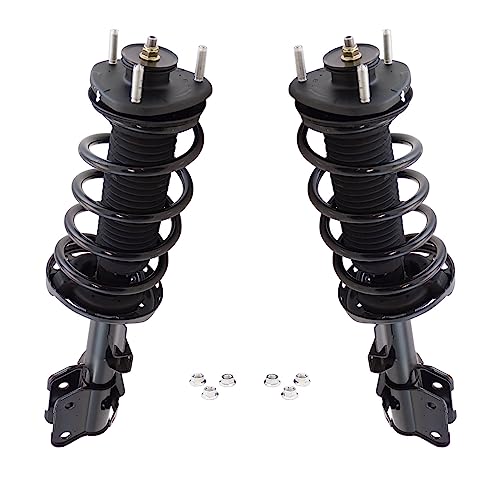 TRQ Front Strut and Spring Assembly Set 2 Piece Compatible with 2011-2017 Honda Odyssey
