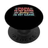 Père Papa, c'est mon nom, gâcher, c'est mon jeu. PopSockets PopGrip Interchangeable