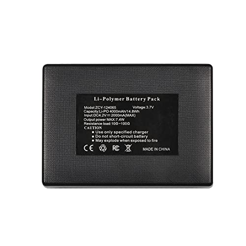 Clheatky 1 PCS 3.7V Battery, Rechargeable Polymer Batteries Cover