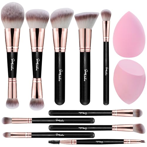 Start Makers 12 Pezzi Pennelli Make up Premium
