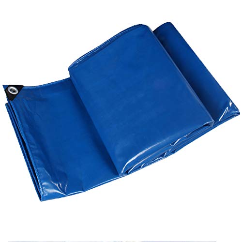 Preisvergleich Produktbild Abdeckplanen Plane Hochleistungsplane - Hochdichte Plane - Gewebtes Polyethylen und doppelt laminiert, 100% wasserdicht und UV-geschützt - 350 g / m² - Blau (Size : 2X3m)