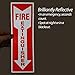 SmartSign Reflective Fire Extinguisher Sign Label with Down Arrow (PACK of 3) 4