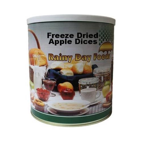 Freeze Dried Apple Dices, Case(6) #10 cans