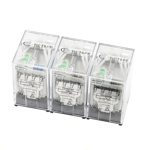 Relé HF18FF-012-4Z23D soluciona fallos de conmutación en sistemas de control de 12VDC 2