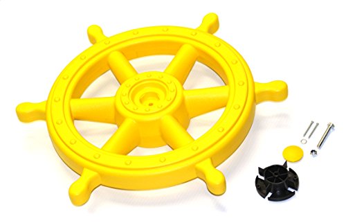 Eastern Jungle Gym Jumbo Captain's Ship Wheel Pirate Wheel Deluxe Swing Set Accessory for Wooden Playset - Thumbnail 3