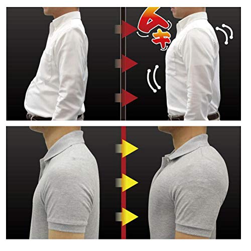 Men Shoulders Realistic Undershirt Moisture Wicking Removable Pad Breathable T-Shirt3