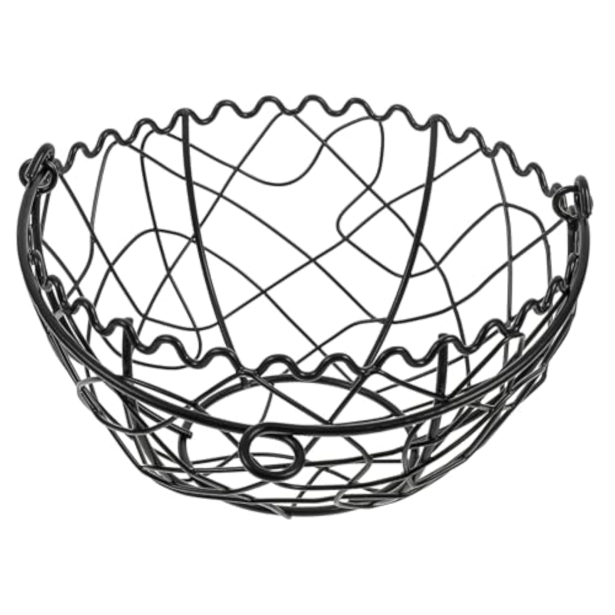 Iron Kitchen Storage Basket with Handle