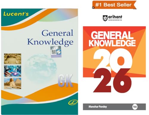Image of Lucent's General Knowledge 2025-26 Edition, GK-COMBO 2026 with Arihant GK Book Set, Best Seller Study Material | Original Copy with Scratch 3-D Hologam | Useful all Govt and Other 2025-26 Exams