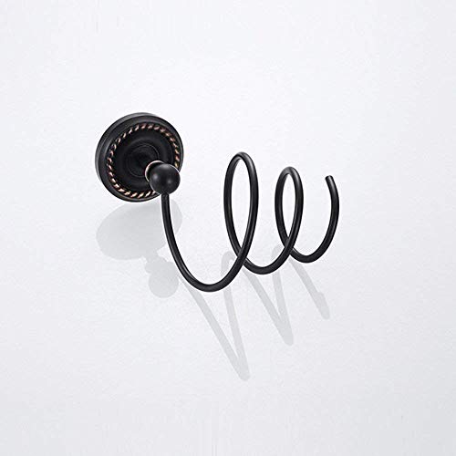 Support sèche-cheveux mural en spirale pour libérer de l'espace sur votre plan de vasque - 2