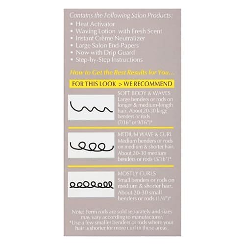 Ogilvie Salon Styles Precisely Right Professional Conditioning Perm Kit - Ideal for Color-Treated, Thin, or Delicate Hair - 1 Application
