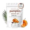 Pumpkin Seed Oil with Saw Palmetto Capsules | Cold Pressed, Pure Virgin Oil, Essential Fatty Acids & Phytosterols 180 Softgels, Good for hair health | Non-GMO