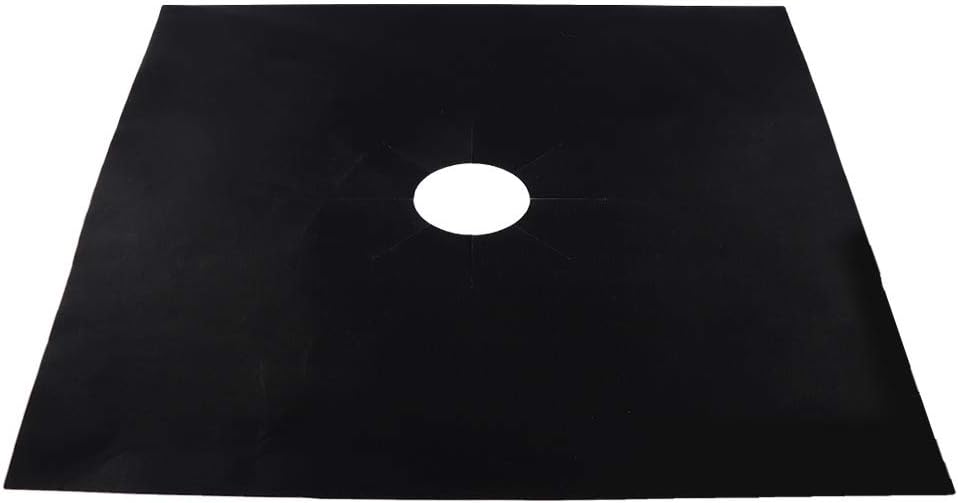 Gas Stove Burner Cover Fiberglass Cloth, 6Pcs Non Stick Stovetop Burner Liners Gas