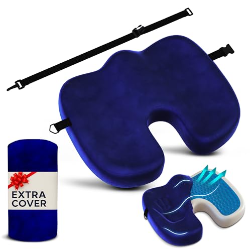 lifelong trusted deal Gel Seat Cushion – Navy Blue Flannel