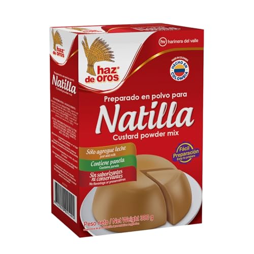 Haz de Oros - Preparado para Natilla Colombiana - 300 g - Mezcla Casera - Muy Fácil de Preparar - Sin Saborizantes Ni Conservantes - Ideal para Navidad