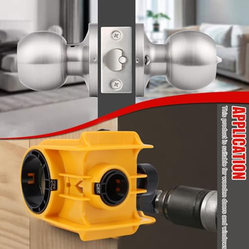 Kit para Instalar Cerradura de Puerta Acero Carbono miniatura 4