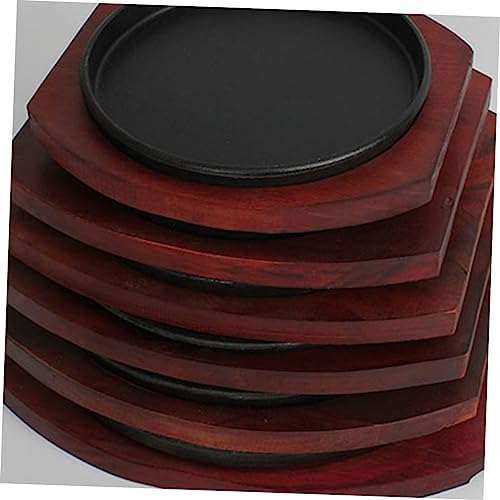 Tapete de madera resistente al calor IMIKEYA para protección de encimeras 4
