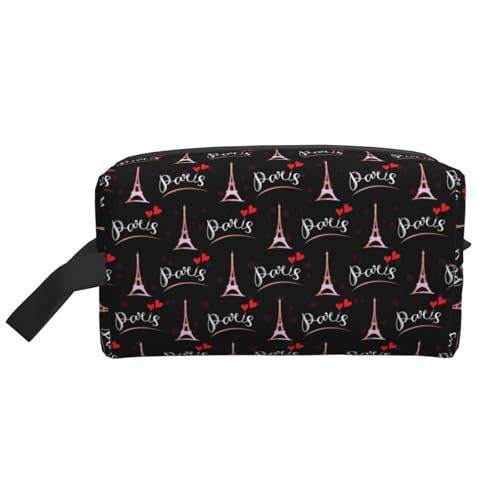 Toiletry Bag for Men Women, paris Eiffel Tower Travel Toiletry bag Cosmetic bag, Hanging Toiletry Bag Shaving Bag for Travel Accessories
