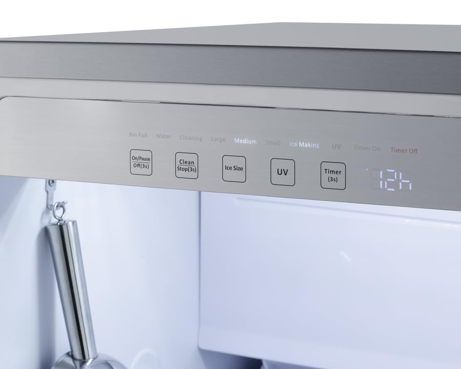 Summit 18" Clear Ice Maker, 60 lb. Production Capacity, ADA Compliant, Panel Ready*- BIM182ADAIFLHD (*Panels Not Included) Left Handed Door Swing