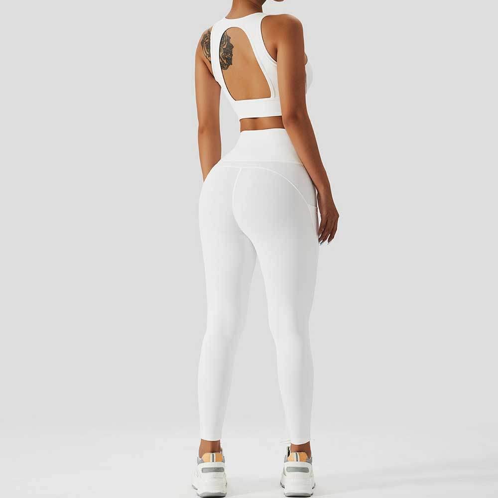 Set da Yoga Abbigliamento da Palestra per Donna Set Sportivo Allenamento Yoga Set da Palestra per Fitness Tuta da Yoga per Reggiseno Sportivo da Fitness Pantaloni da Yoga Tuta da Donna