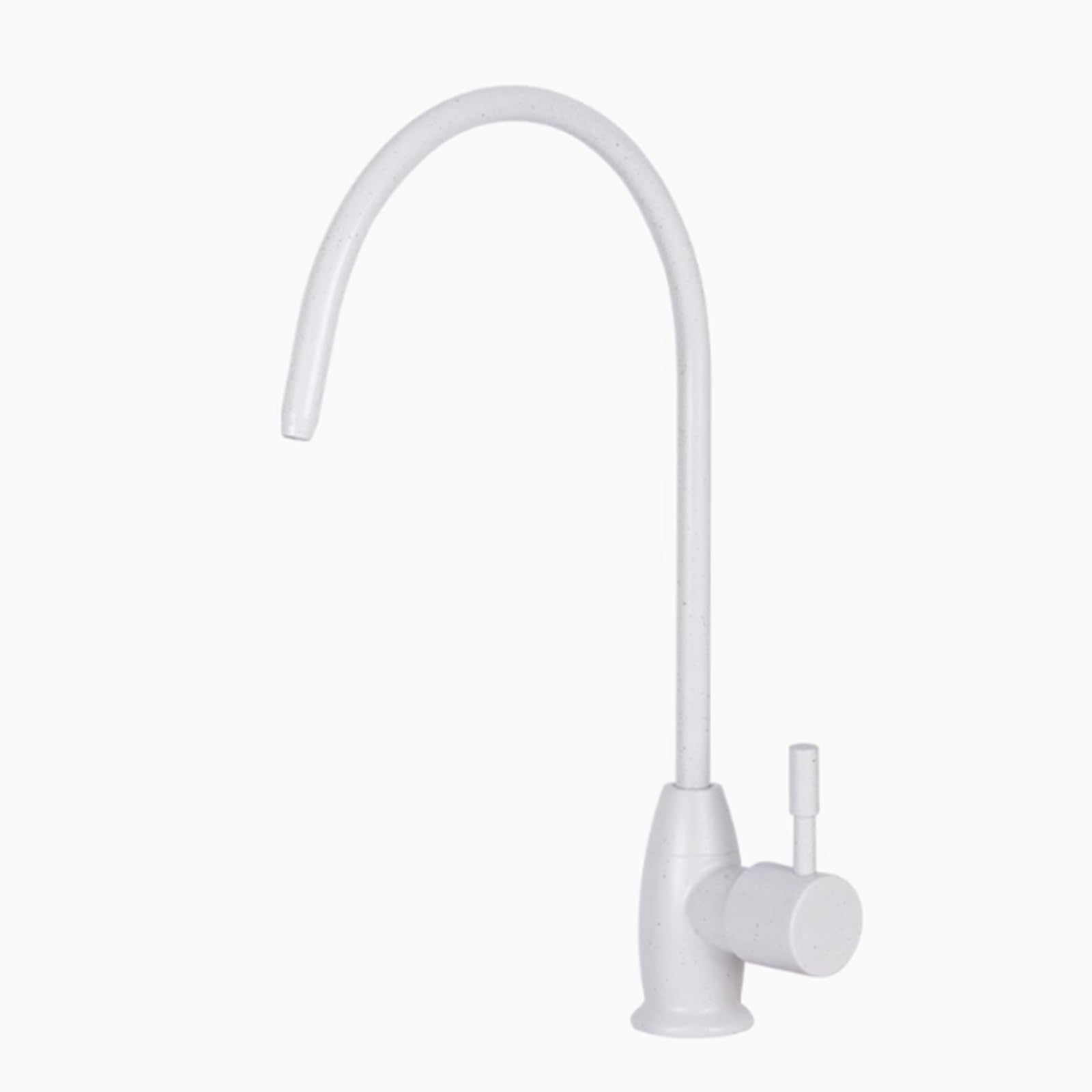 WDSOPK faucet Stainless Steel White Swan Neck Drinking Water Tap Filter for Kitchen Sink Swivel Rotat