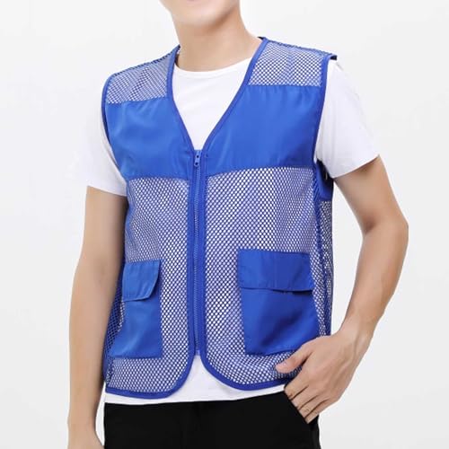 Mens Breathable Mesh Vest Jacket Summer Casual Lightweight Cycling Travel Zip Up Vests Outdoor Fishing Work Waistcoat2