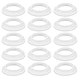 Weit verbreitete Anwendung: Die Kunststoff E14 Fassung Schraubring weiß ist für alle E14-Lampenfassungen geeignet, die häufig in Tischlampen, Kronleuchtern, Stehlampen, Nachttischlampen, Wandlampen usw. verwendet werden.