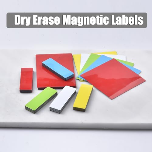Realth Magnetic Dry Erase Labels, Green, 5CM x 10CM - 40Pcs - Image 4