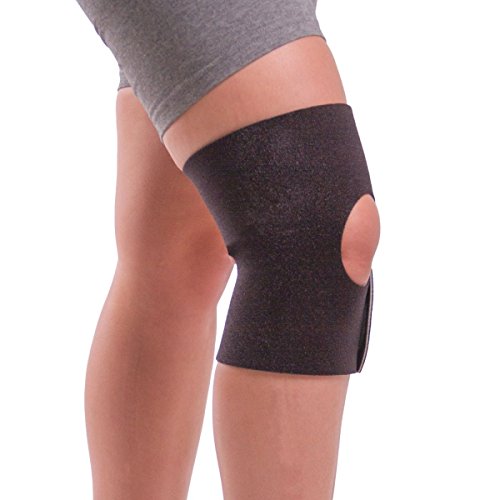 BraceAbility Plus Size Non-Slip Knee Support | Comfortable No-Sweat Womens and Mens Brace