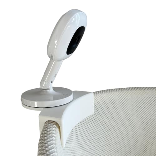 Image of Mount for Nanit & SNOO Bassinet - Accessory - Clip-On Camera Adapter for Flex Stand & 1/4" Baby Monitors - Secure Fit, Easy Install, USA Made by Aureli