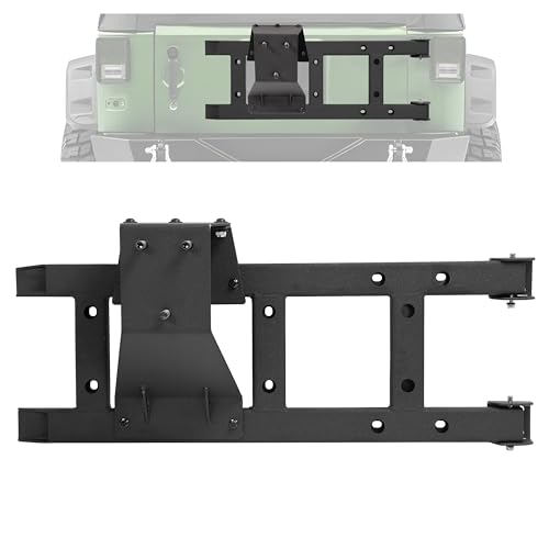 Gelacie Spare Tire Carrier & Tailgate Reinforcement Compatible with 2007-2018 Jeep Wrangler JK