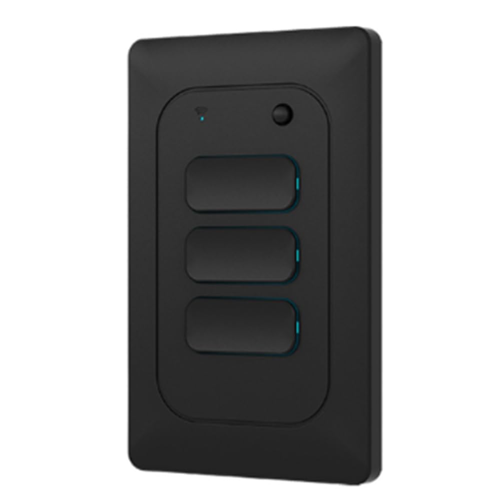Fangxuee Interruptor de Luz Inteligente Tuya con WiFi/Zigbee, Pulsador Sin Neutro, de Pared, 3 Unidades, para EE. UU.