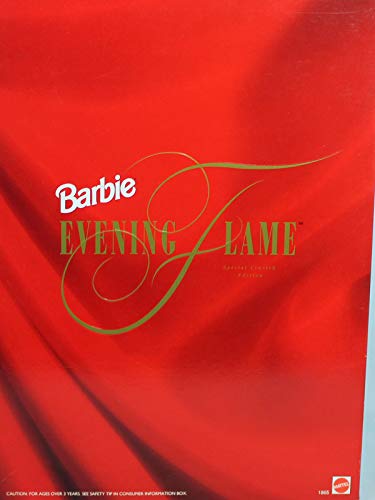 Barbie 01865 1991 Evening Flame Blonde Doll miniatura 2
