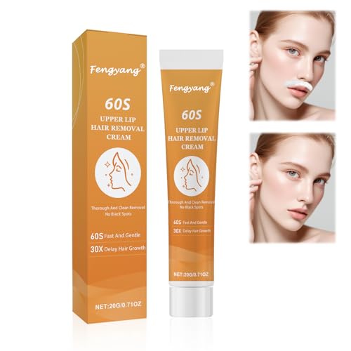Fengyang® Crema Depilatoria Facial, Ungüento De Eliminación, Crema Depilatoria Para Labios, Depilación Facial Para Mujeres, Crema De Depilación Facial Sin Dolor Y Efectiva