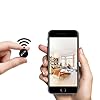 1080P WiFi Spy Camera Hidden Camera with Motion Detection Wireless Indoor Small Security Video Cam for Smart Home Surveillance Micro Secret Nanny Long-Lasting Battery Spy Cam with App Control