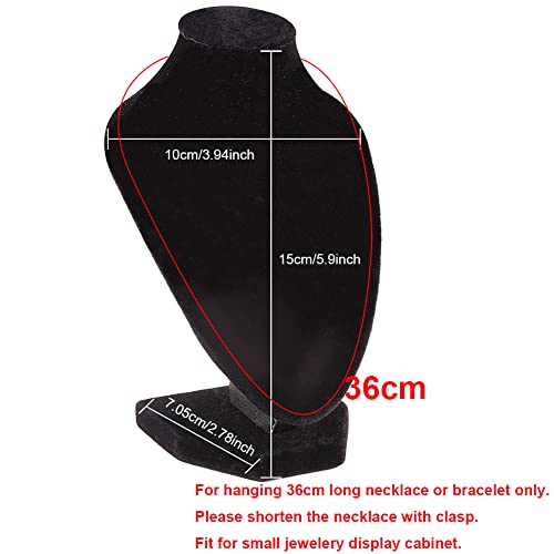 PH PandaHall 2 Pezzi Nero Gioielli espositore