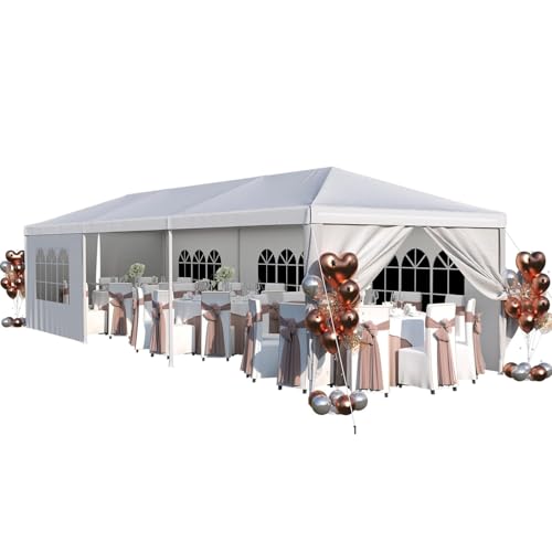 Flamaker 10'x30' Heavy Duty Waterproof Party Tent – Large Outdoor...