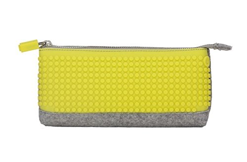 Preisvergleich Produktbild Upixel WY-B002-WF Pixel Mappe, Faulenzerm&aumlppchen Grau / Gelb