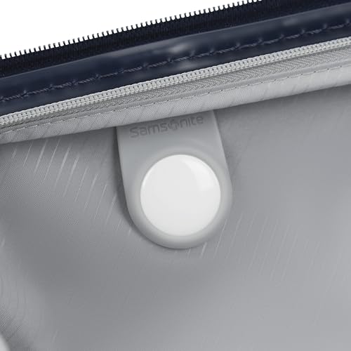 Image of Samsonite Elevation Plus - Carry-On Hardside Luggage - Scratch Resistant Polypropylene Shell, RightHeight Adjustable Handle, Integrated AirTag Holder, TSA Lock, WetPak Compartment - Midnight Blue