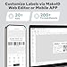 Makeid D50 Industrial Label Printer, Desktop Label Maker 2