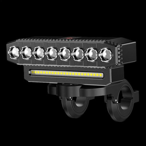 Luz Delantera para Montar en Bicicleta de Noche, Potente Faro Delantero para Bicicleta - Luz Delantera LED Recargable para Faros Delanteros de Bicicleta | Suministros de Ciclo de Linterna de Ciclismo - imagen 9
