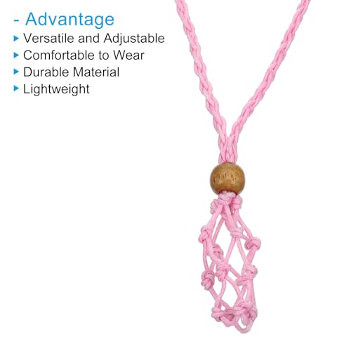 PATIKIL Empty Stone Necklace Holder, 2 Pcs Crystal Stone Holder Cage - Image 4