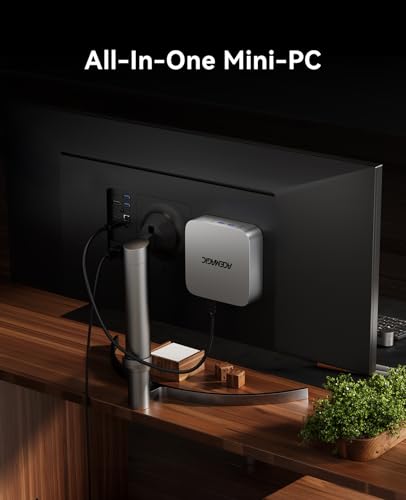 Image of ACEMAGIC Mini PC AMD Ryzen 7 6800H 32GB DDR5 1TB PCle SSD Mini Computers (8C /16T, up to 4.7GHz), 11 Pro Radeon 680M 4K Triple Display Desktop Computers 3.2Type-C /LAN 2.5G /BT5.2 /WiFi 6