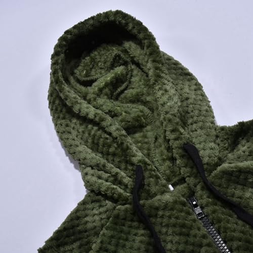 Traje de casa monocolor cálido para mañanas de invierno y descanso cómodo de hombre 2