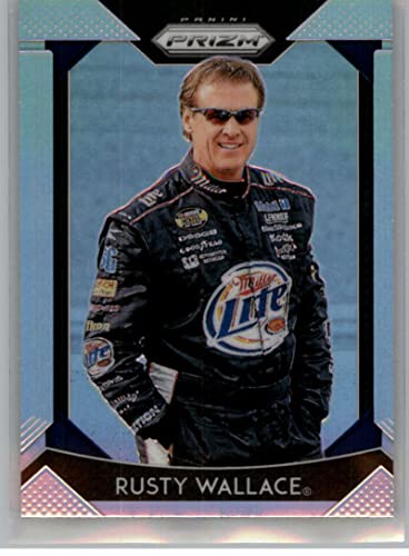 2019 Prizm Silver Prizm Refractor Racing #50 Rusty Wallace Official NASCAR Trading Card From Panini America