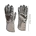 KiBcsLic Welding Gloves Set, Aluminum Foil Mitts for Cooking and Soldering Tasks
