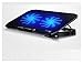 Popular Uchwyt na laptopa 5 dźwignia Regulowana Wysokość Notebook Cooler Stand z 2 USB. Fani pasują do laptopa MacBook 12 '' - 17 '' Lapdesk durable (Color : Black)