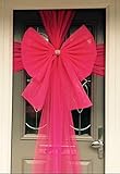 Dieser Organza-Stoff eignet sich perfekt für die Herstellung von Türschleifen