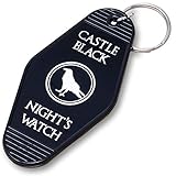 Vintage Hotel Motel Keychain (Black Castle Black)