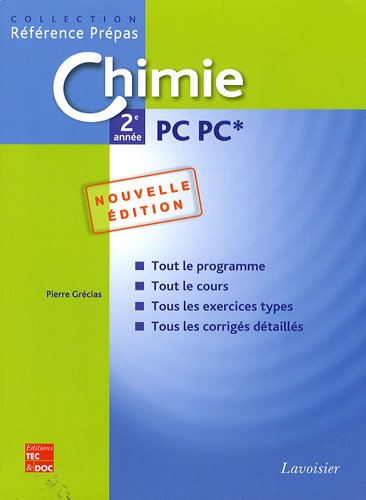Télécharger Chimie 2e année PC PC* PDF Ebook En Ligne