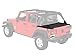Pavement Ends by Bestop 41829-35 Black Diamond Cargo Cover for 2007-2018 Jeep Wrangler JK Unlimited